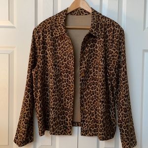 Ladies Leopard Print Jacket
